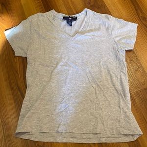 Women's Polo Ralph Lauren Sport V-Neck Grey short sleeve top